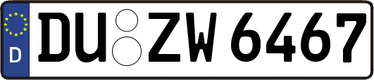 DU-ZW6467