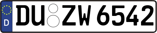 DU-ZW6542
