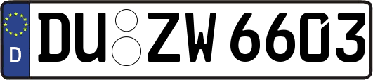 DU-ZW6603