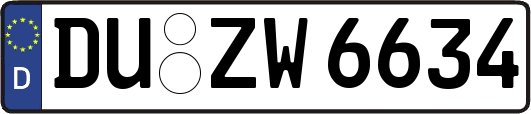 DU-ZW6634