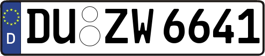 DU-ZW6641
