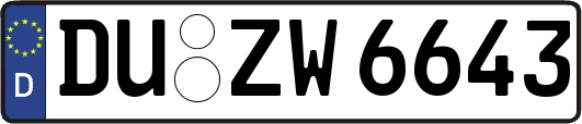 DU-ZW6643
