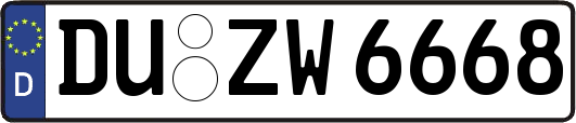 DU-ZW6668