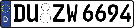 DU-ZW6694