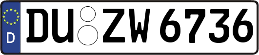 DU-ZW6736