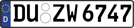 DU-ZW6747