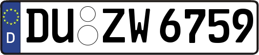 DU-ZW6759