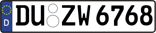 DU-ZW6768