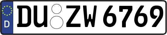 DU-ZW6769