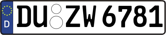 DU-ZW6781