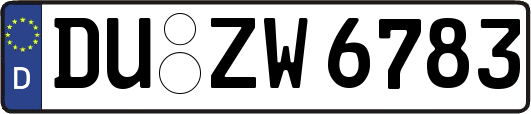 DU-ZW6783