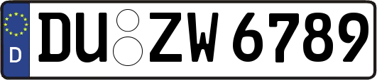 DU-ZW6789