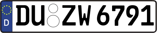 DU-ZW6791