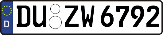 DU-ZW6792