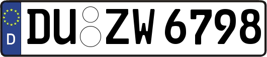 DU-ZW6798