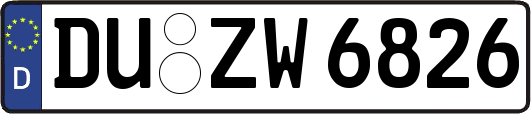 DU-ZW6826