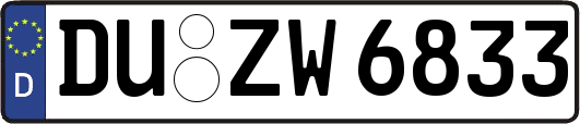 DU-ZW6833