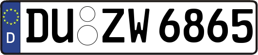 DU-ZW6865
