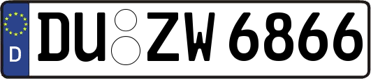 DU-ZW6866