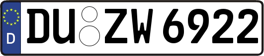 DU-ZW6922