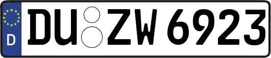 DU-ZW6923