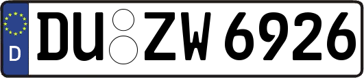 DU-ZW6926