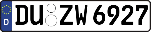 DU-ZW6927
