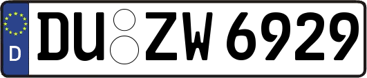 DU-ZW6929