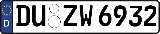 DU-ZW6932