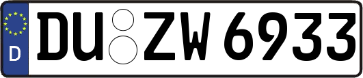 DU-ZW6933
