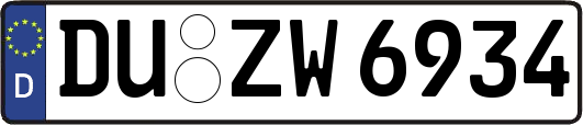 DU-ZW6934
