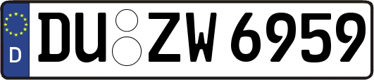 DU-ZW6959