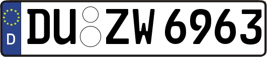 DU-ZW6963