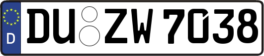 DU-ZW7038