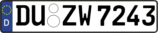 DU-ZW7243