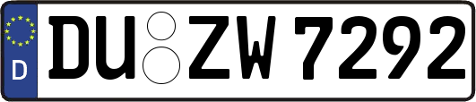 DU-ZW7292