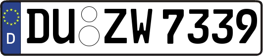 DU-ZW7339