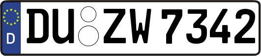 DU-ZW7342