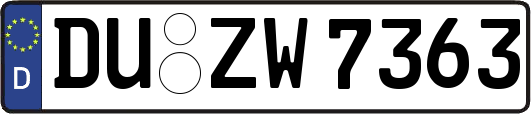 DU-ZW7363