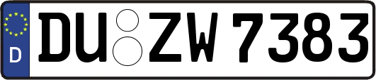 DU-ZW7383