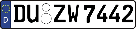 DU-ZW7442
