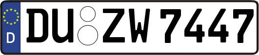 DU-ZW7447