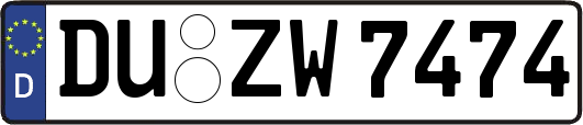 DU-ZW7474
