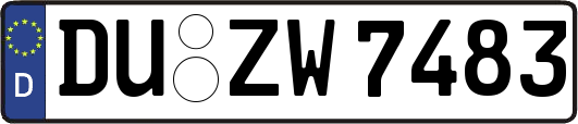 DU-ZW7483