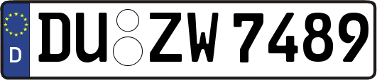DU-ZW7489