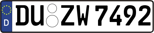 DU-ZW7492