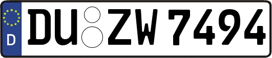 DU-ZW7494