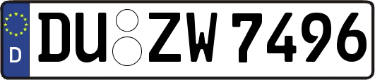 DU-ZW7496