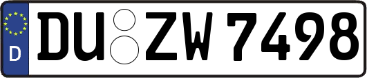 DU-ZW7498
