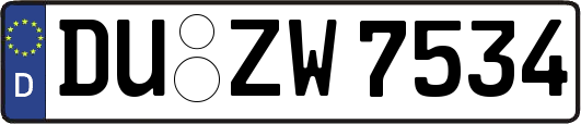 DU-ZW7534